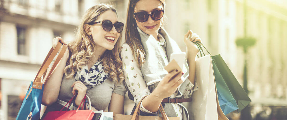 Chicas de compras