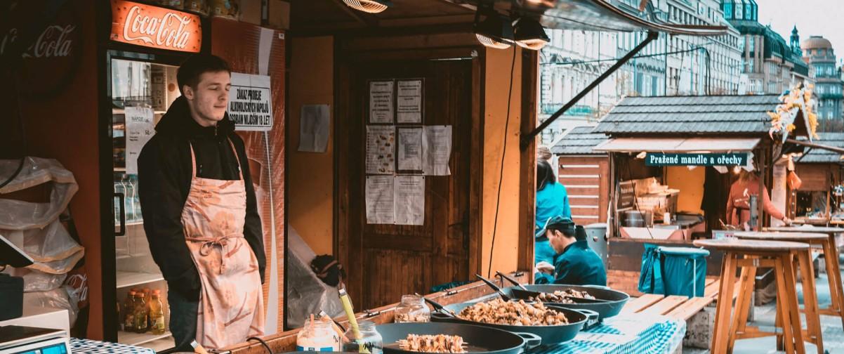 Guía Praga, Puestos comida Praga