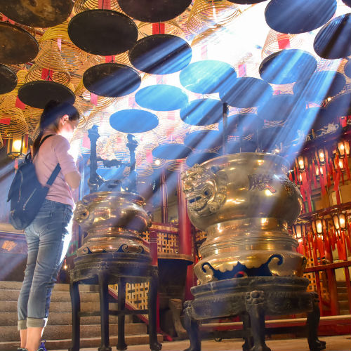 Guía Hong Kong, Templo Man Mo
