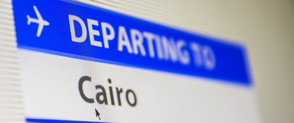 Guía El Cairo, Señalización aeropuerto