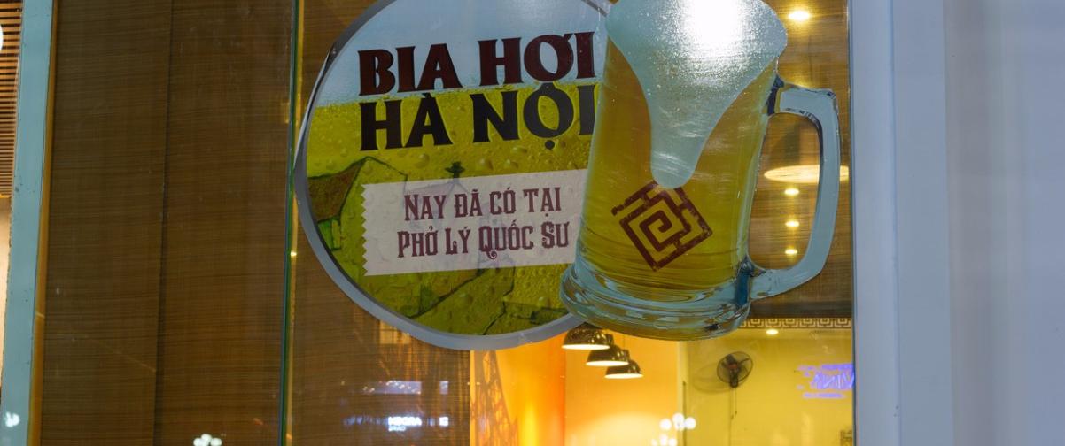 Guía Hanoi, Cerveza Bia Hoy