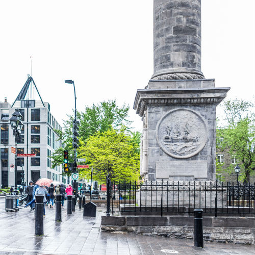 Guía Montreal, Columna Nelson