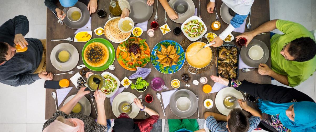 Familia celebrando Ramadán