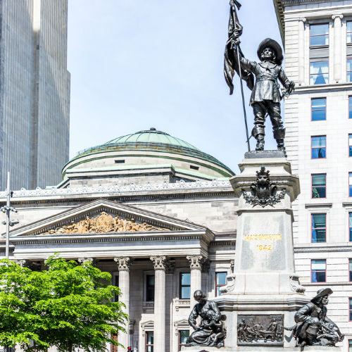 Guía Montreal, Monumento a Maisonneuve