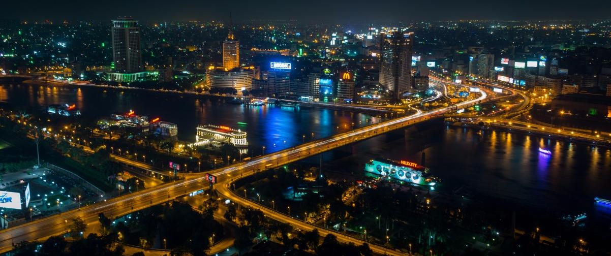 Guía El Cairo, Vista nocturna