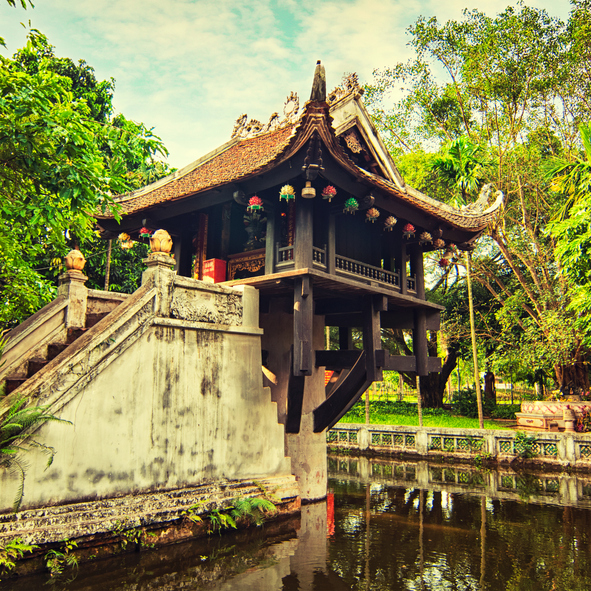 Guía Hanoi, Pagoda pilar único