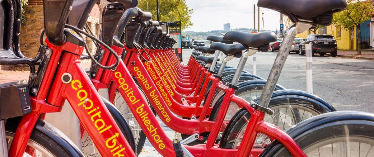 Guía Washington, Estación alquiler de bicicletas