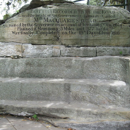 Guía Sídney, Mrs Macquarie Chair