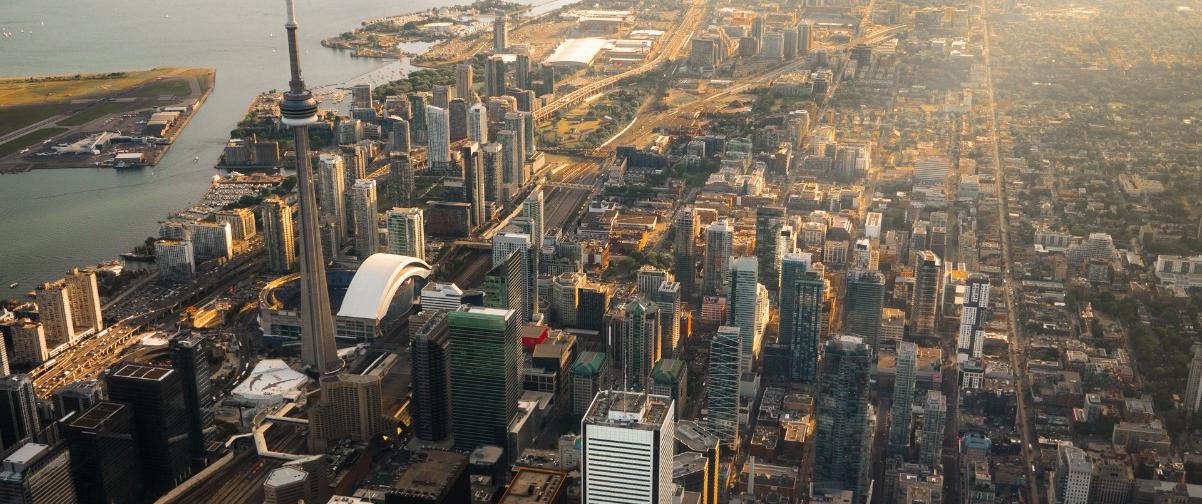 Guía Toronto, Vista aérea de Toronto