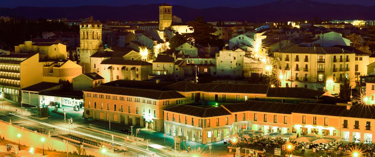 Guía Segovia, Vista nocturna