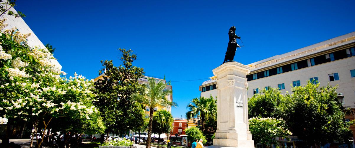 Guía Sevilla, Estatua de Velázquez