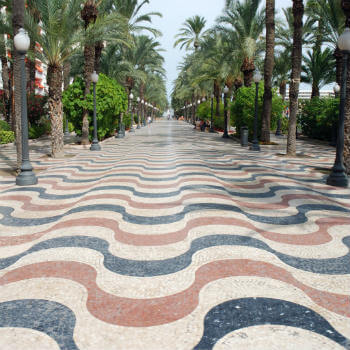 Guía Alicante, Paseo de la Explanada