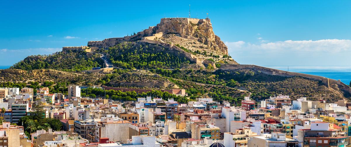 Guía Alicante, Vista Castillo de Santa Bárbara