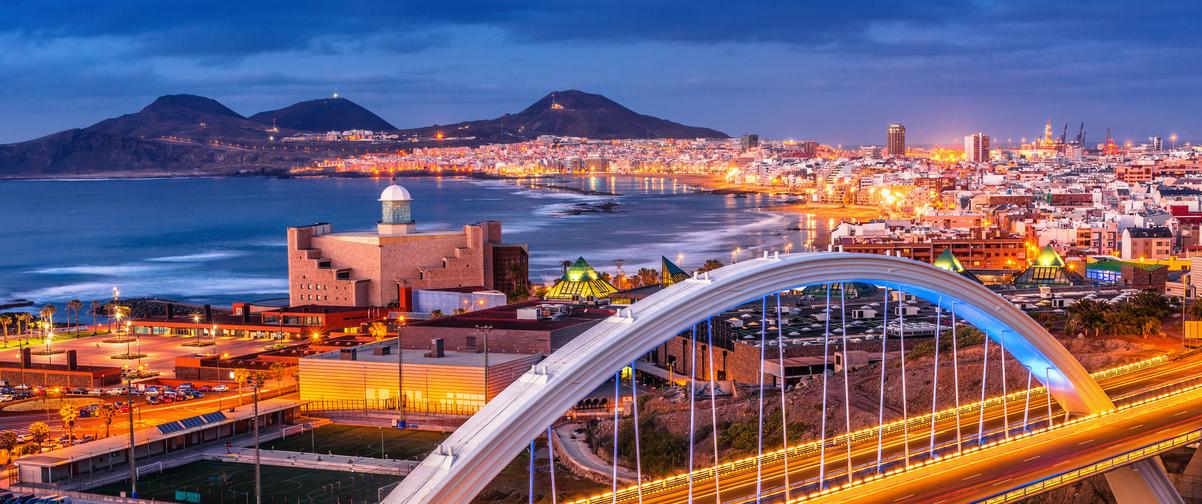 Guía Gran Canaria, Panorámica nocturna