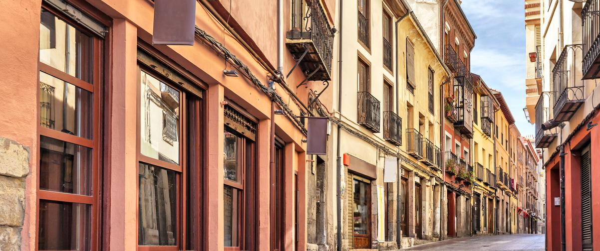 Guía León, Calle peatonal