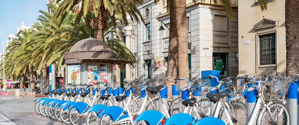 Guía Málaga, Alquiler de bicicletas