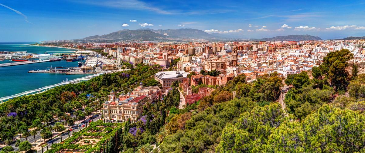 Guía Málaga, Panorámica de la ciudad